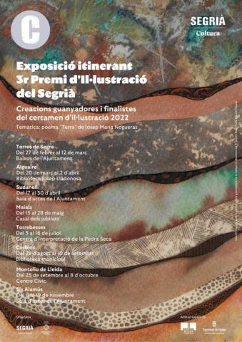 Imatge del cartell amb la programació de l'exposició itinerant