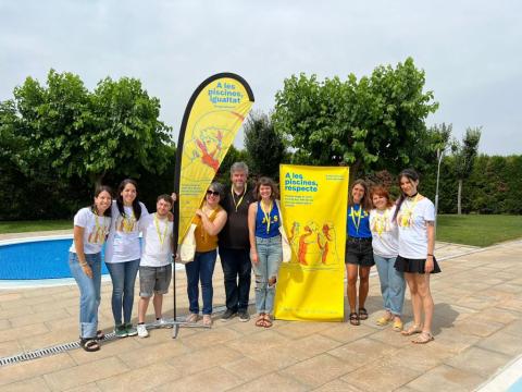 L’acte de presentació ha tingut lloc a les piscines municipals dels Alamús i ha comptat amb la presència de Toni Bosch, vicepresident en funcions del Consell Comarcal, i de les responsables de la campanya, que està organitzada per Segrià Dinàmic 