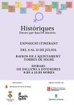 Imatge del cartell de l'exposició de Torres de Segre